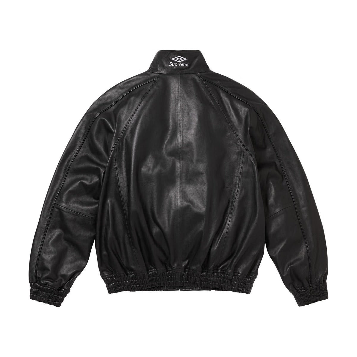 Veste de survêtement en cuir Supreme x Umbro – Noir (AH25)