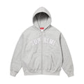 Sweat à capuche zippé Supreme x b.b. Simon gris (PE25)