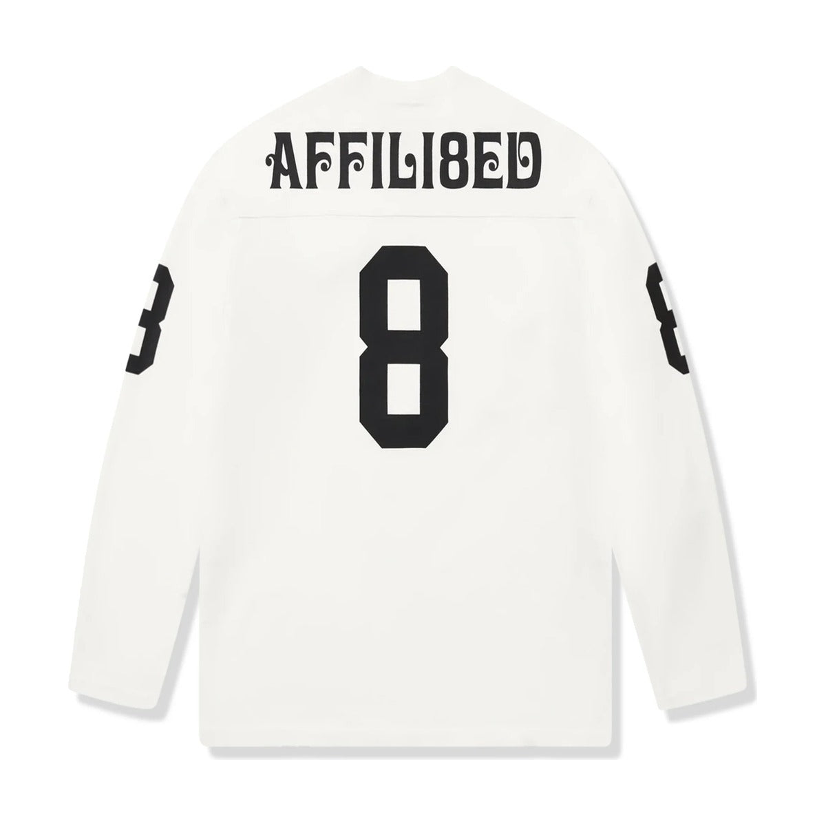 Haut de football Supreme Affiliated à manches longues blanc (PE25)