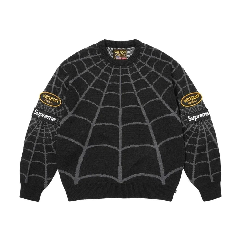 Pull Spider-Man Supreme x Vanson Leathers – Noir (PE26)