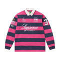 Supreme x La Martina x Jacob & Co Rugby Polo – Pink/Navy Stripe (SS26)