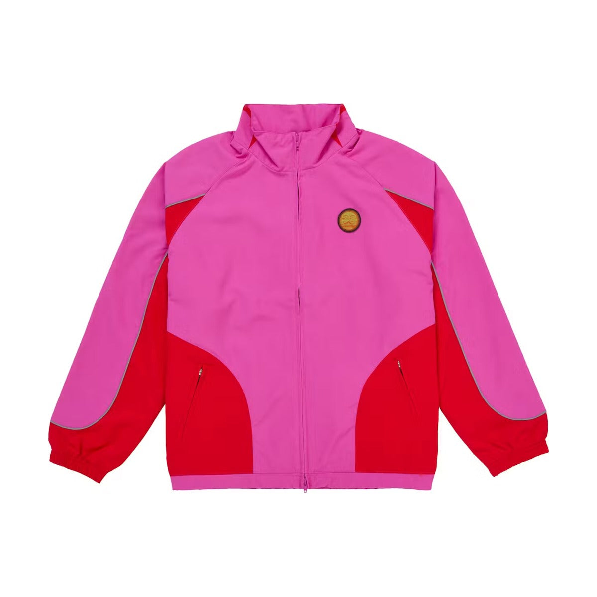 Supreme x Jordan Track Jacket – Fire Pink/University Red (SS26)