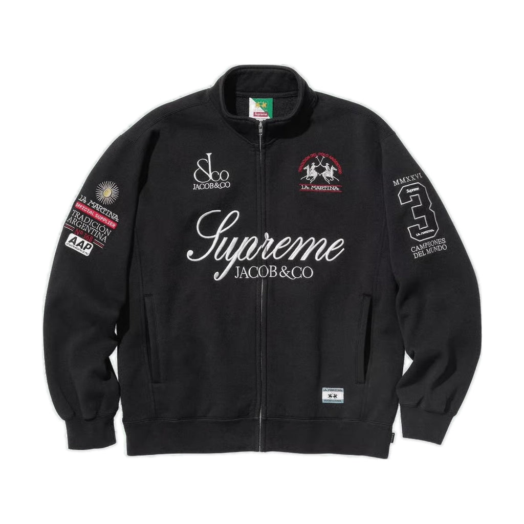 Supreme x La Martina x Jacob & Co Zip Up Sweater – Black (SS26)