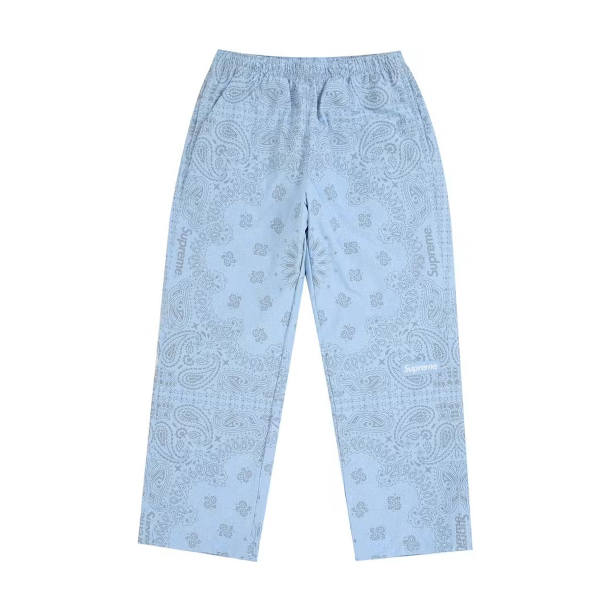 Supreme Reflective Bandana Track Pant – Light Blue (SS26)