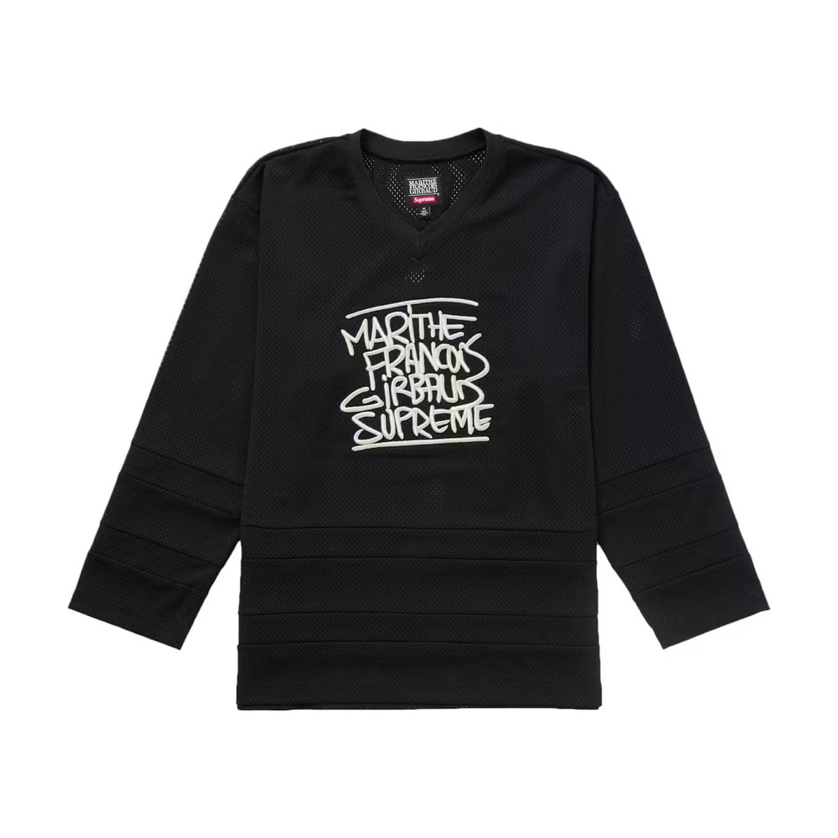 Supreme x Marithé + François Girbaud Hockey Jersey – Black (SS25)
