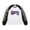 Supreme Tiger Raglan L/S Top – White (SS26)