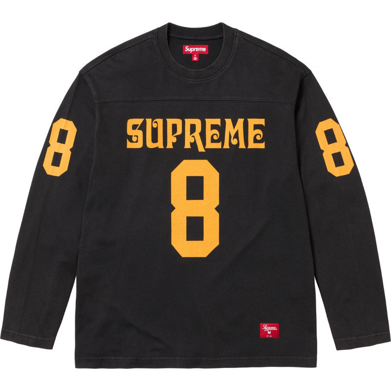 Supreme Affiliated L/S Football Top Black (SS25)