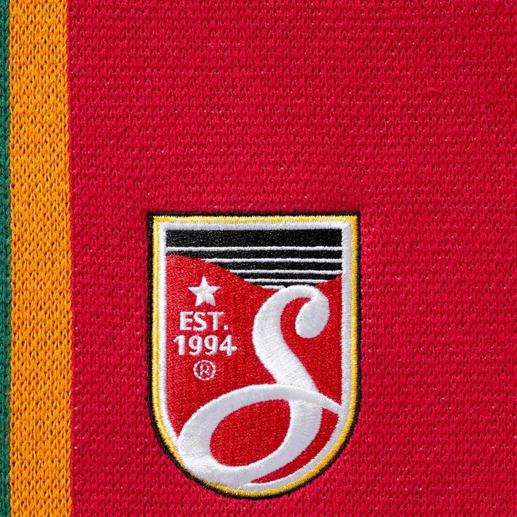 Short de football en maille Supreme x Umbro rouge (PE25)
