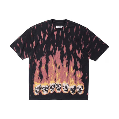 T-shirt oversize Supreme x MM6 Maison Margiela Liquid Blue – Noir (PE24)