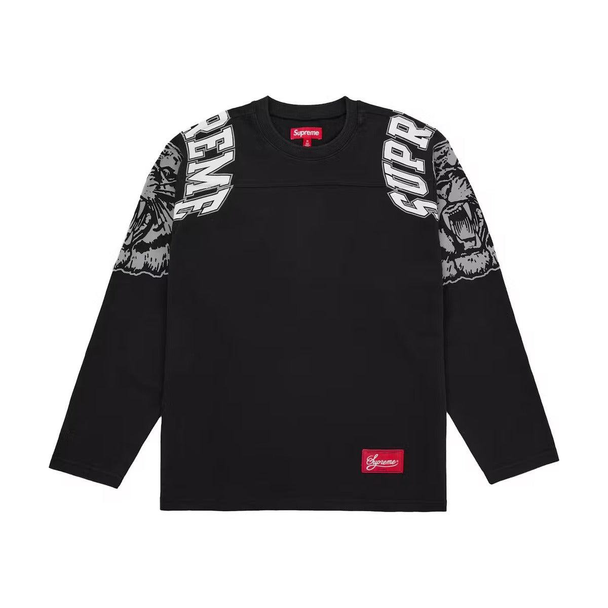 Supreme Mascot L/S Football Top – Black (FW25)