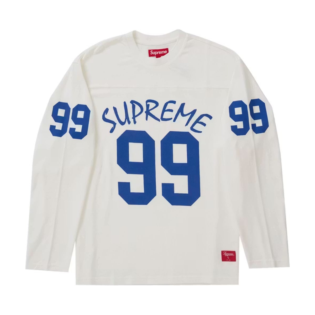 Supreme 99 L/S Football Top – White (SS24)