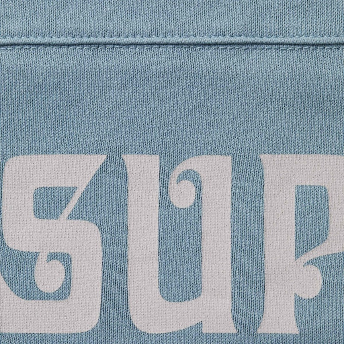 Haut de football Supreme Affiliated à manches longues bleu ciel (PE25)