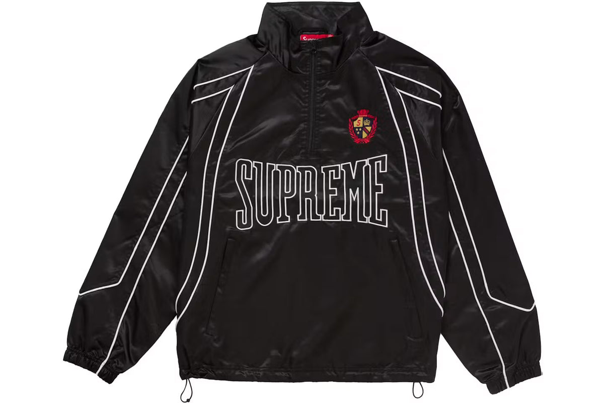 Supreme Satin Piping Pullover – Black (SS25)