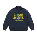 Supreme Crest Appliqué Half Zip Pullover – Navy (FW25)