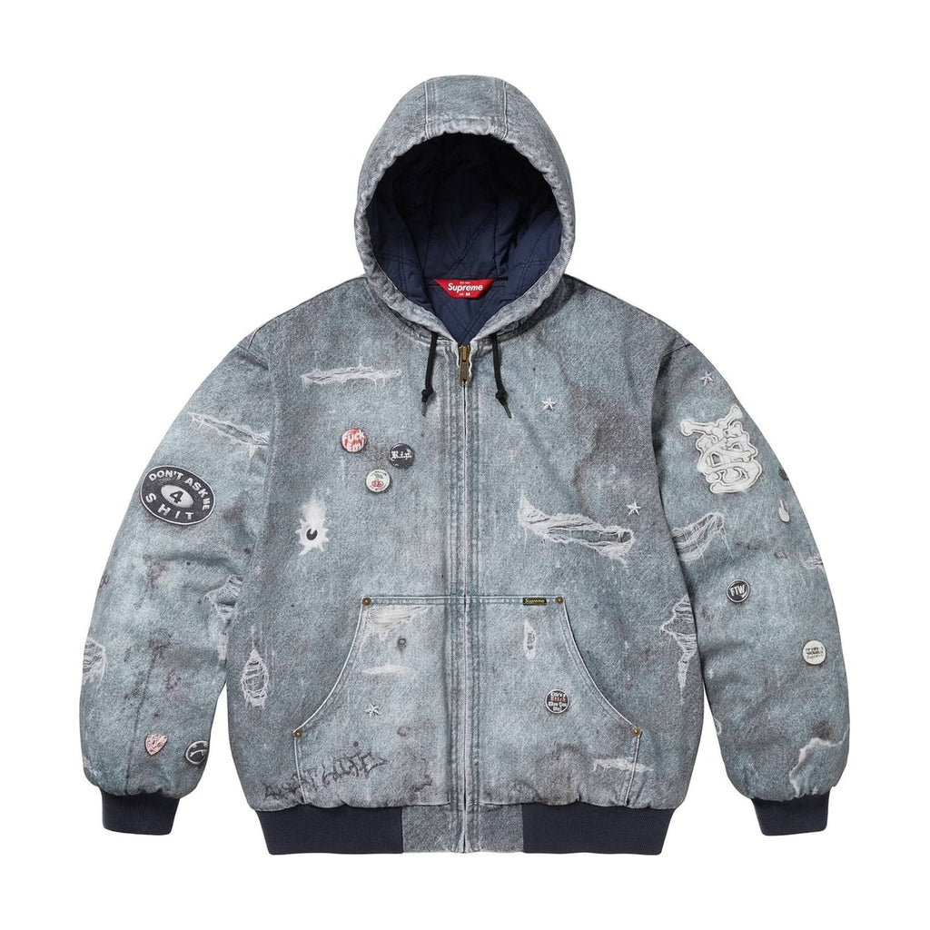 Veste de travail à capuche trompe-l'œil Supreme HJR (AH24)