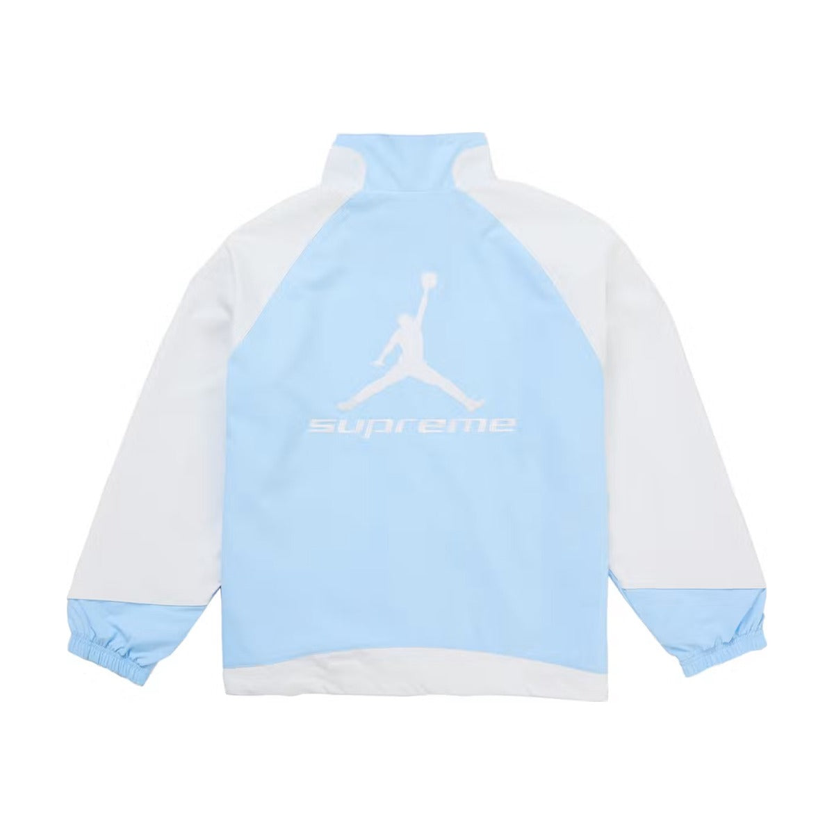 Supreme x Jordan Track Jacket – Summit White/Celestine Blue (SS26)