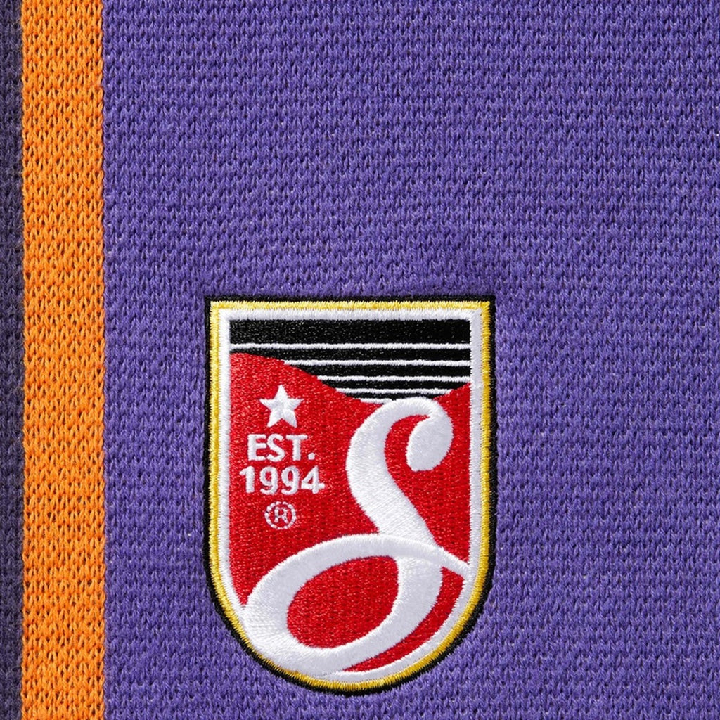 Short de football en maille Supreme x Umbro violet (PE25)