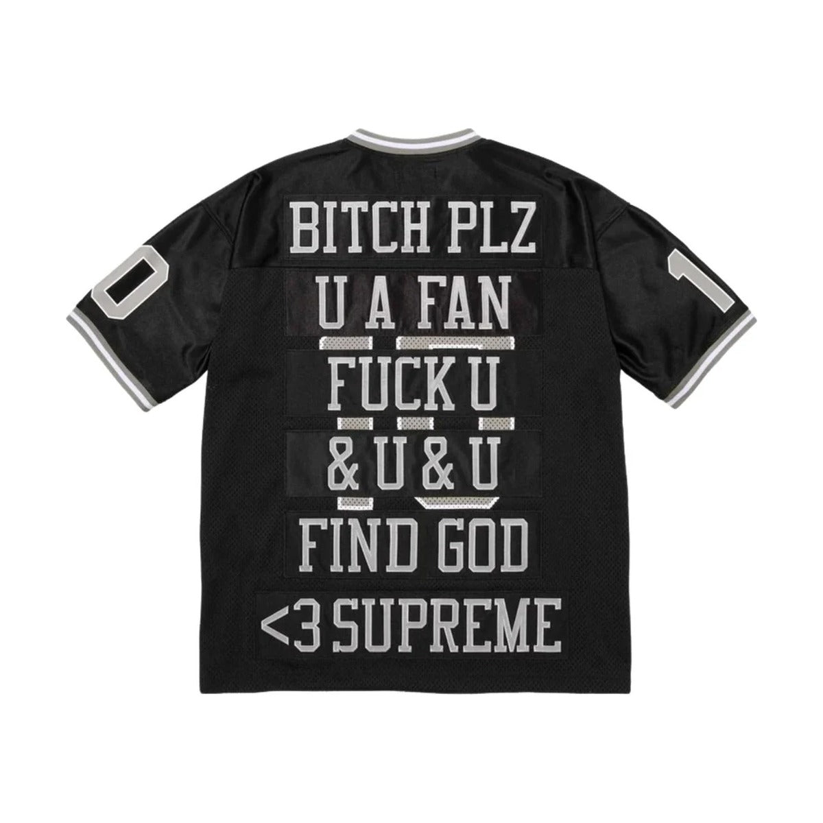 Supreme Find God Football Jersey – Black (SS26)