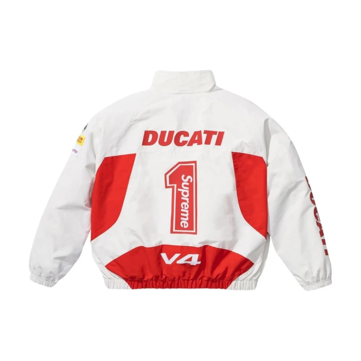 Supreme x Ducati Track Jacket – Light Grey (SS24)