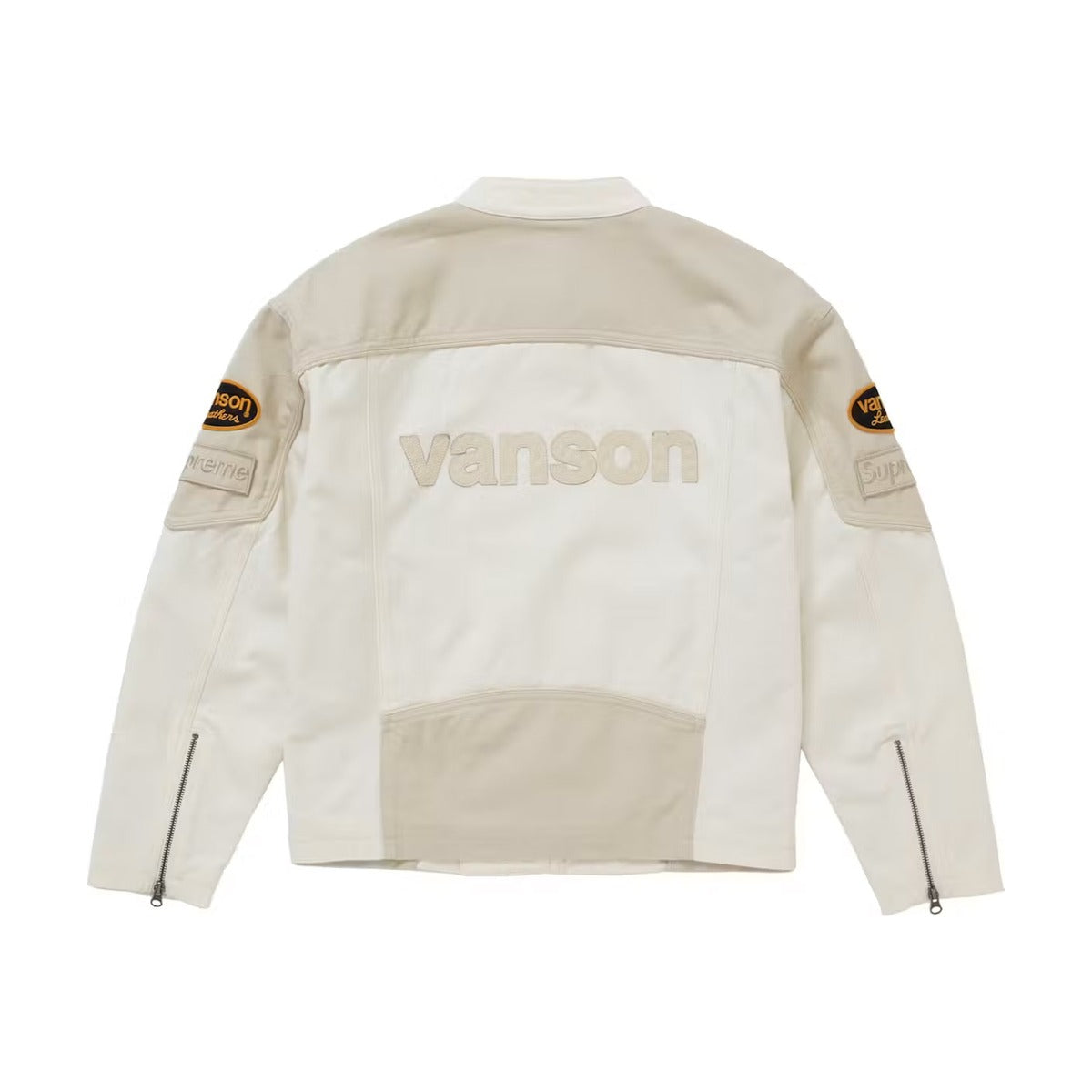 Supreme x Vanson Leathers Cordura Cotton Jacket – White (SS25)