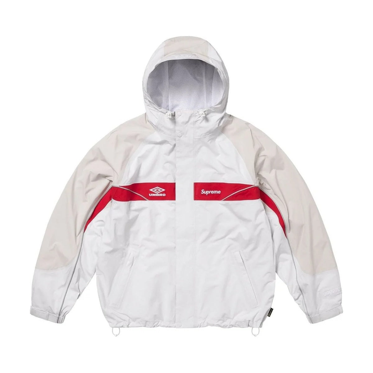 Supreme x Umbro Gore-Tex Hooded Jacket – White (SS25)