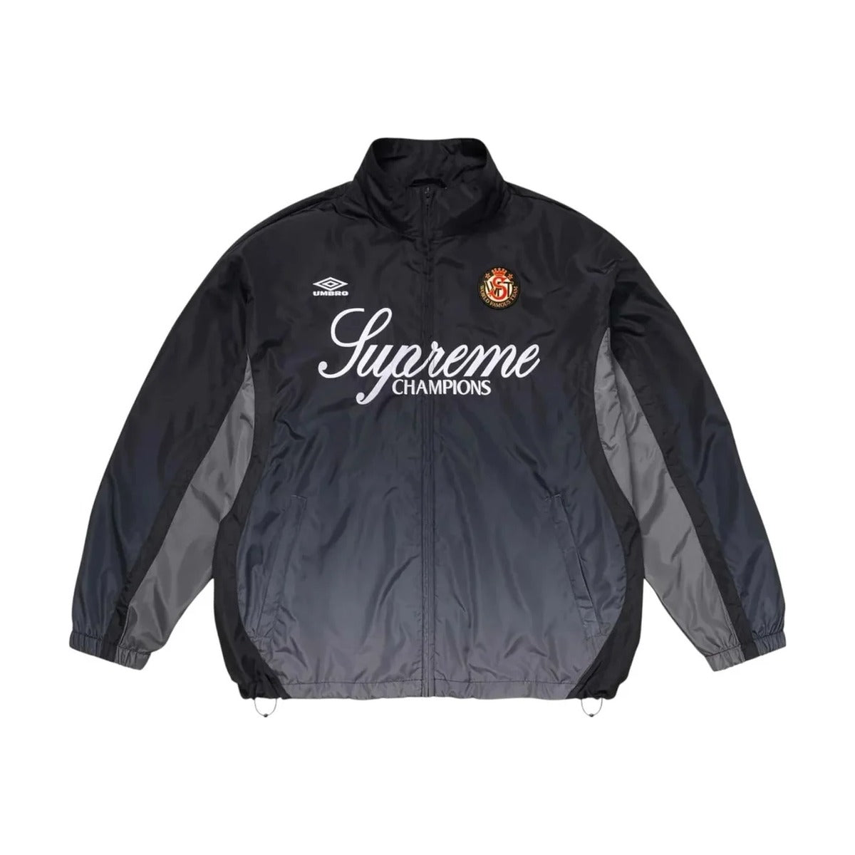 Veste de survêtement Supreme x Umbro dégradée – Noire (AH25)