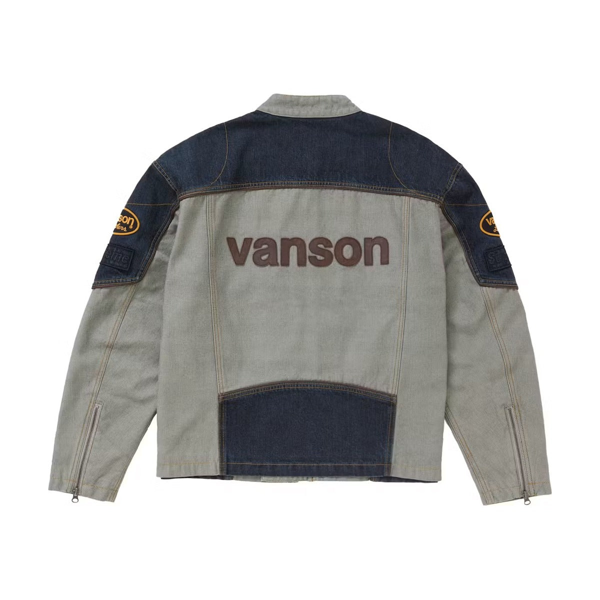 Supreme x Vanson Leathers Cordura Cotton Jacket – Denim (SS25)