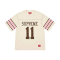 Supreme Studded S/S Football Top – Cream (SS26)