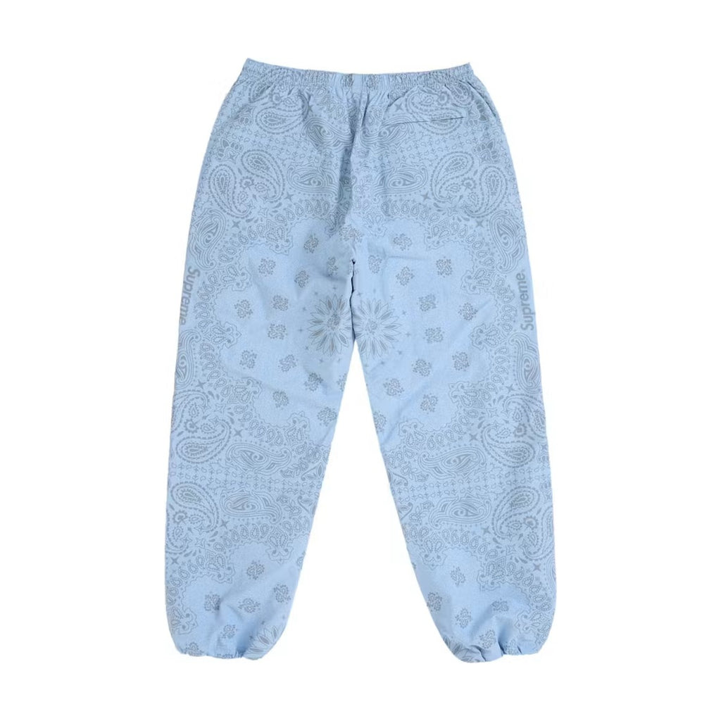 Supreme Reflective Bandana Track Pant – Light Blue (SS26)