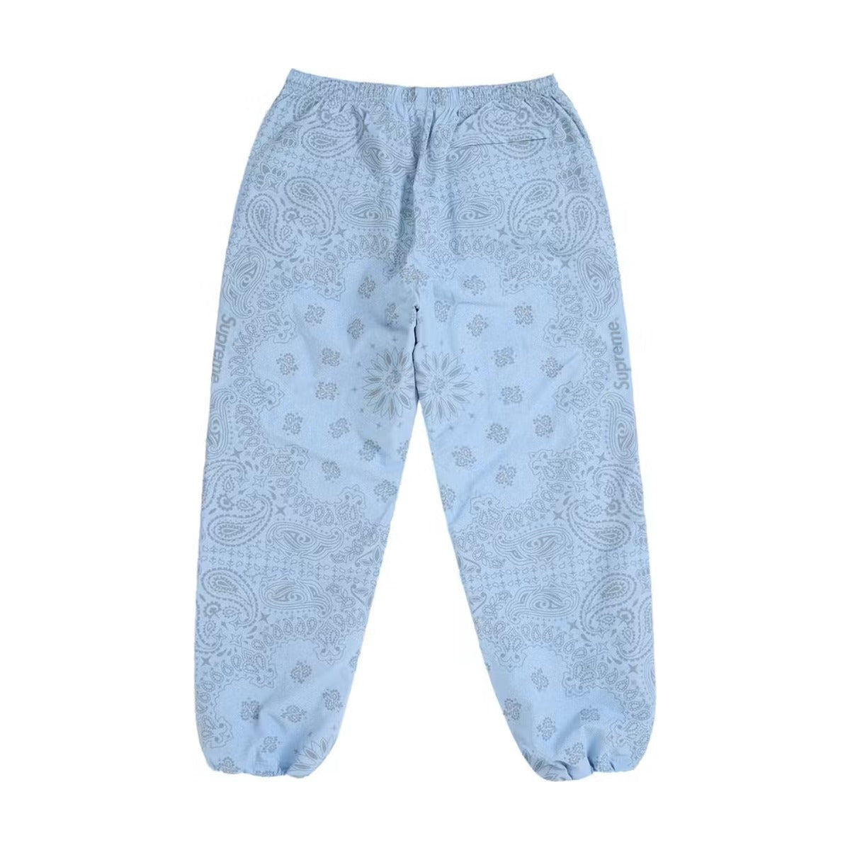 Supreme Reflective Bandana Track Pant – Light Blue (SS26)