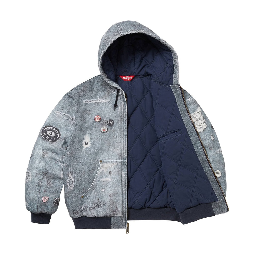 Veste de travail à capuche trompe-l'œil Supreme HJR (AH24)