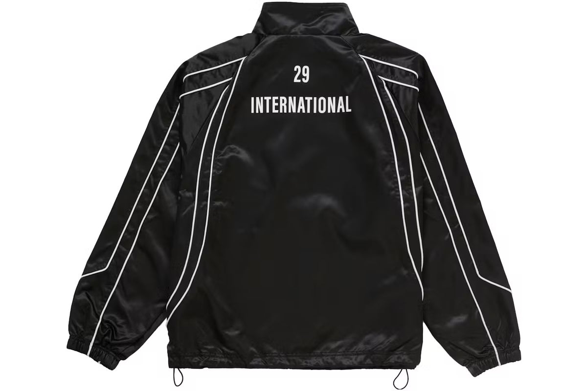 Supreme Satin Piping Pullover – Black (SS25)