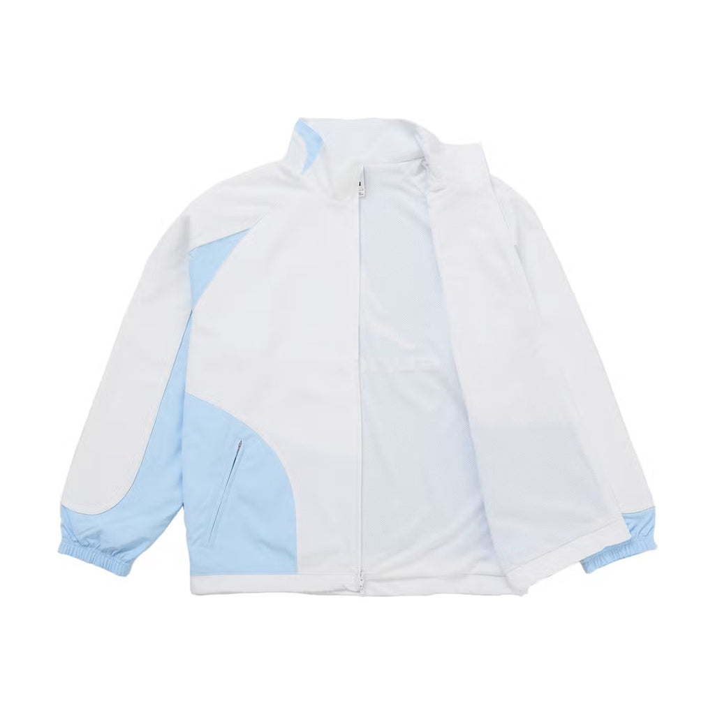 Supreme x Jordan Track Jacket – Summit White/Celestine Blue (SS26)