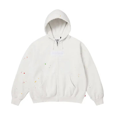 Sweat à capuche zippé Supreme x MM6 Maison Margiela Box Logo – Blanc (PE26)