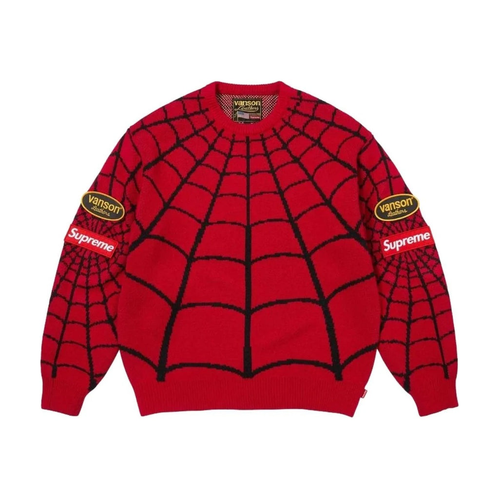 Pull Spider-Man Supreme x Vanson Leathers – Rouge (PE26)