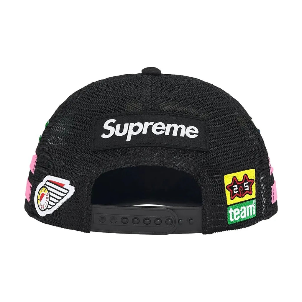Supreme x Bob l'éponge Jeff Hamilton 6 panneaux dos mesh noir (SS25)