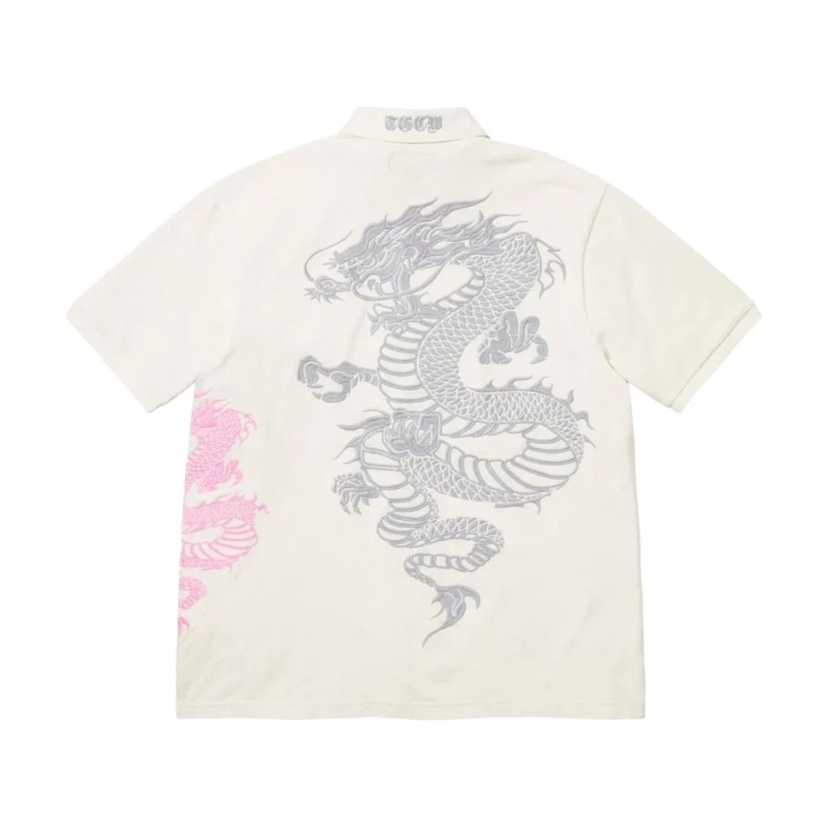 Supreme The Great China Wall Dragon Polo – White (SS26)