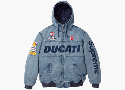 Veste de travail à capuche Supreme x Ducati – Denim (PE24)