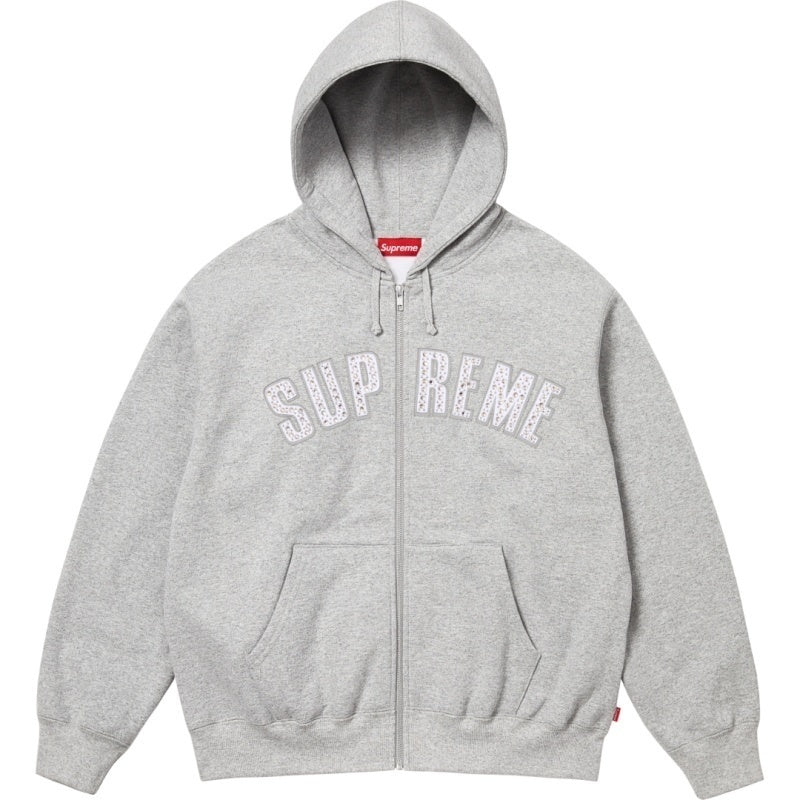 Supreme x b.b. Simon Zip Up Hooded Sweatshirt Grey (SS25)