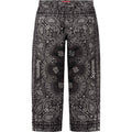 Bandana Jacquard Baggy Jean Black (SS25)