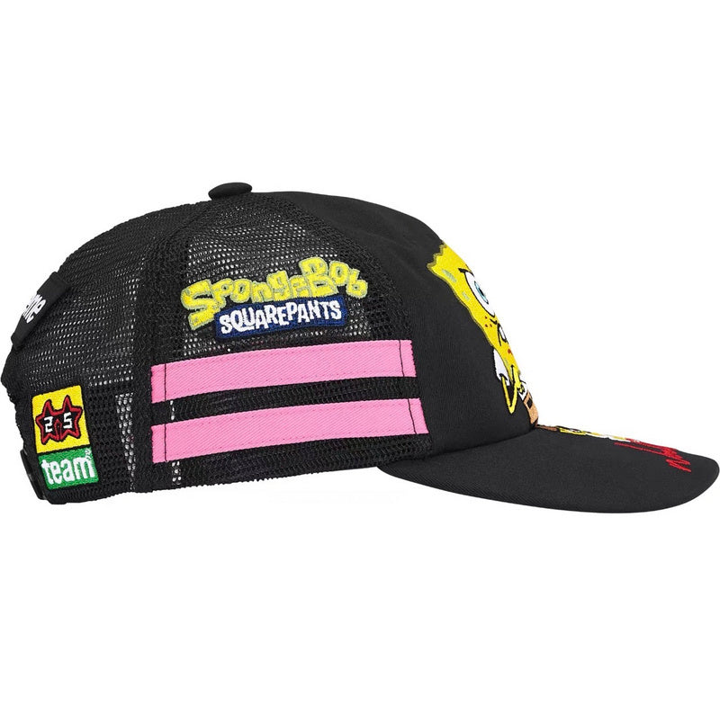 Supreme x SpongeBob SquarePants Jeff Hamilton Mesh Back 6-Panel Black (SS25)