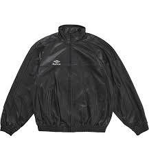 Supreme x Umbro Leather Track Jacket Black