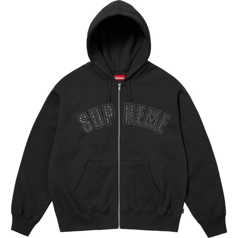 Supreme x b.b. Simon Zip Up Hooded Sweatshirt Black (SS25)