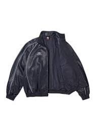Supreme x Umbro Leather Track Jacket Navy